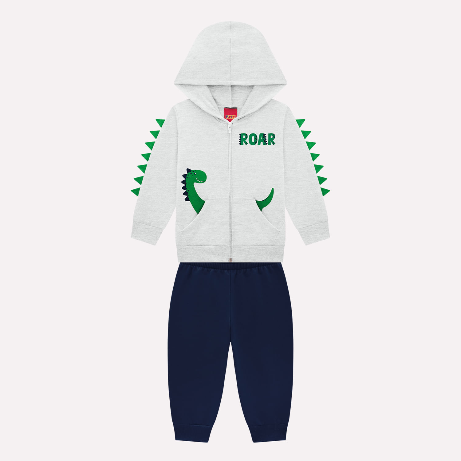 Conjunto Infantil Menino com Capuz Kyly
