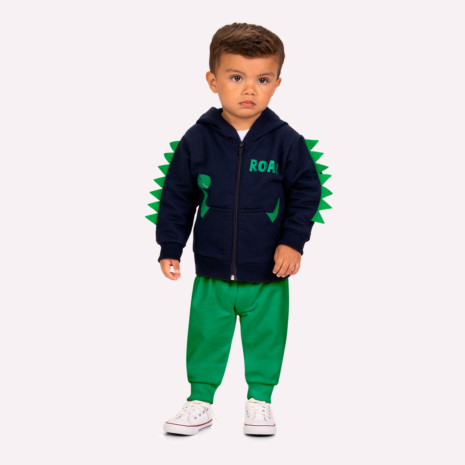 Conjunto Infantil Menino com Capuz Kyly