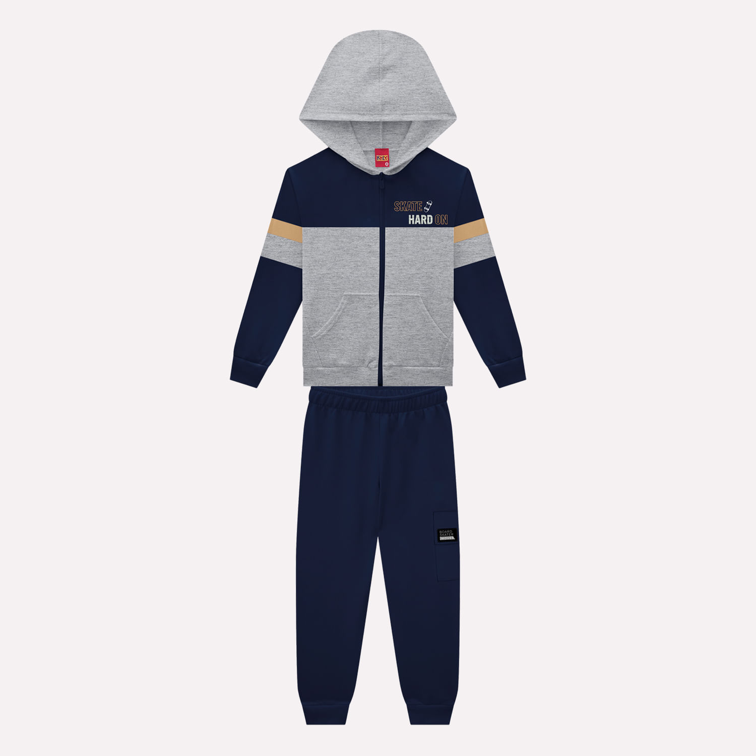 Conjunto Infantil Menino com Capuz Kyly