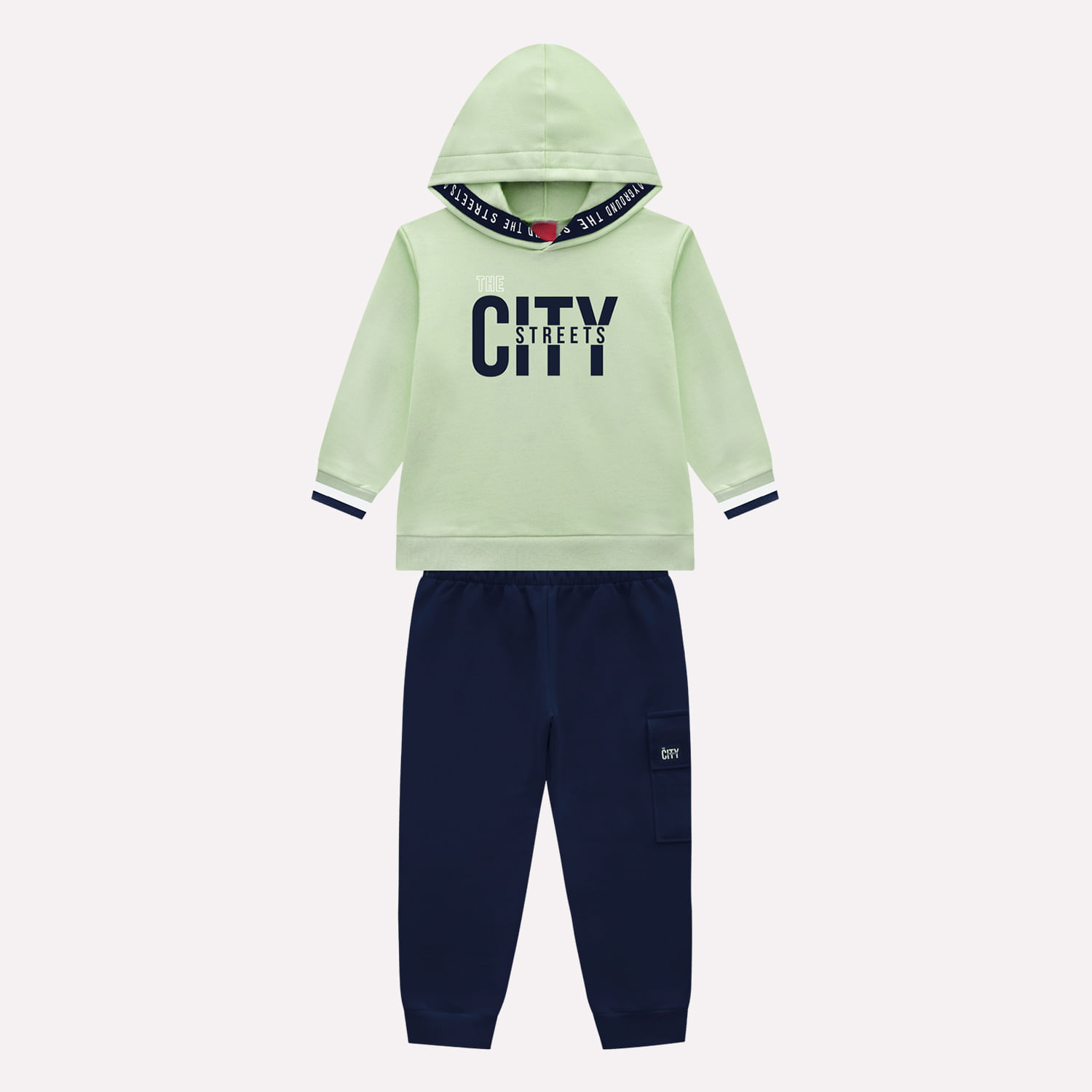 Conjunto Infantil Menino em Algodão Kyly