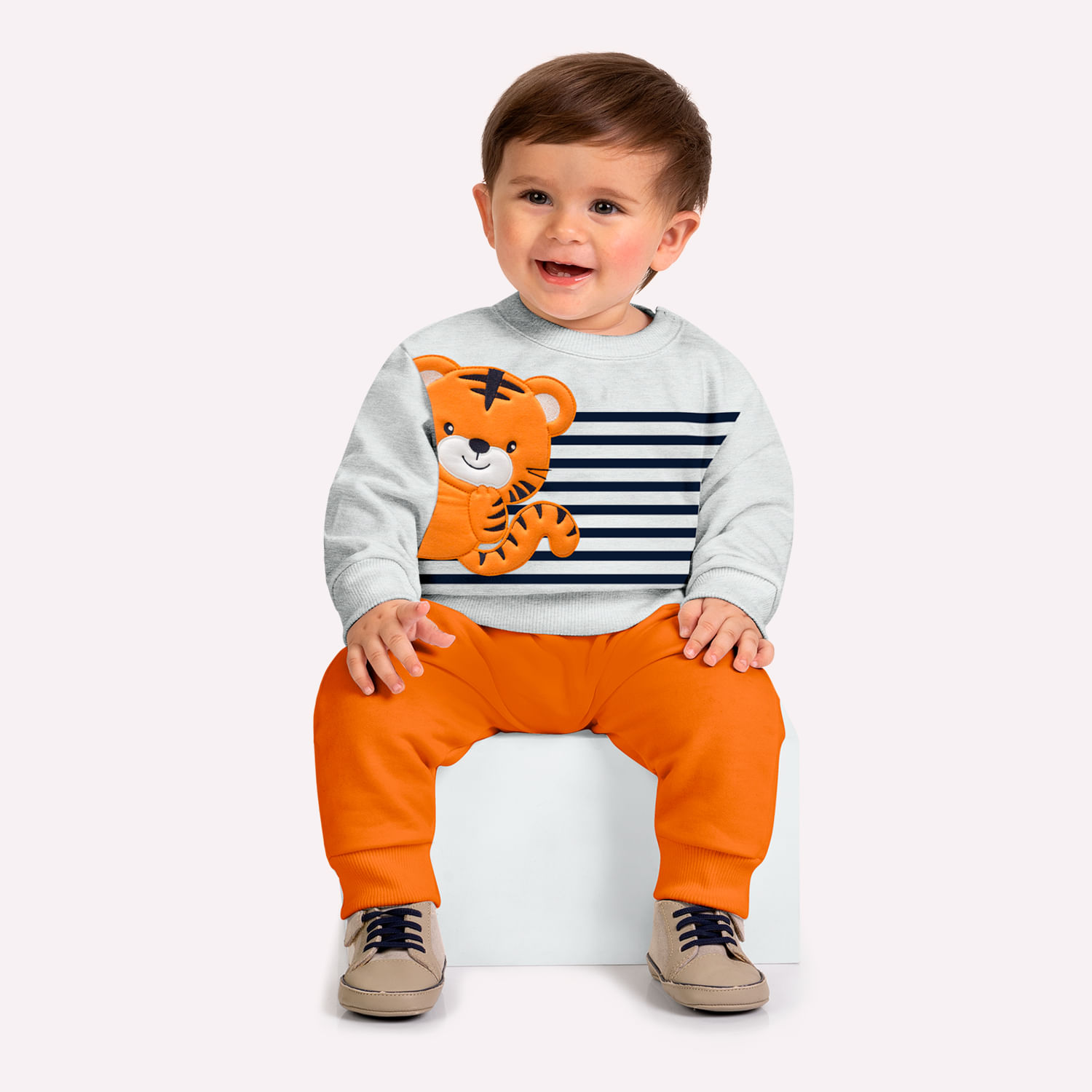 Conjunto Bebê Menino Bordado Kyly