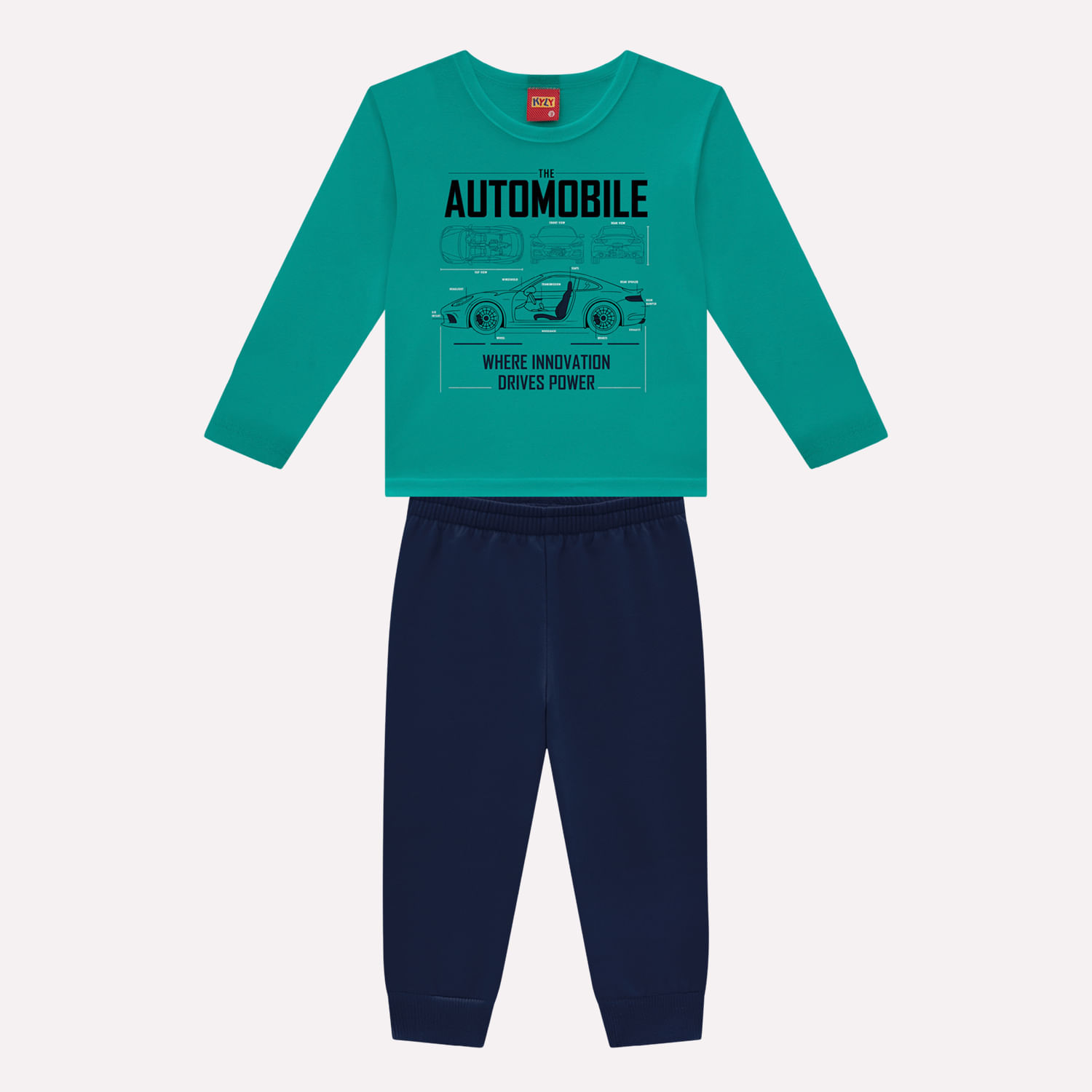 Conjunto Infantil Menino Carro Kyly