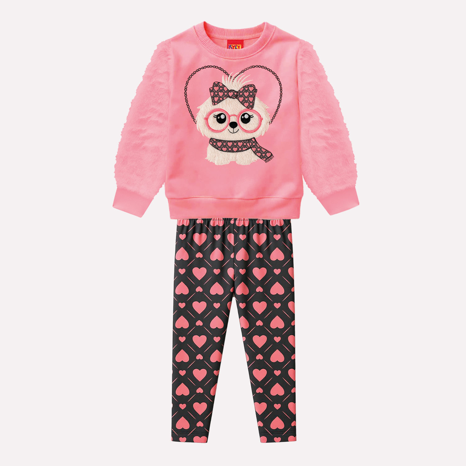 Conjunto Infantil Menina Cachorrinho Kyly