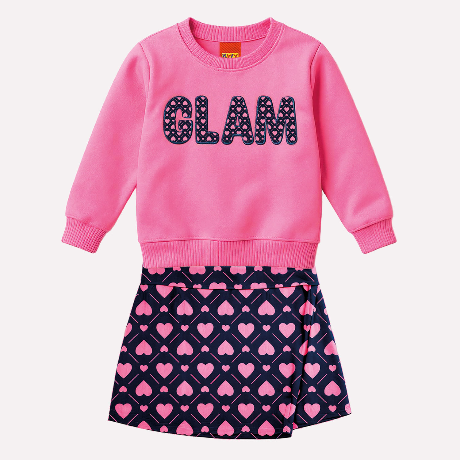 Conjunto Infantil Menina Bordado Kyly