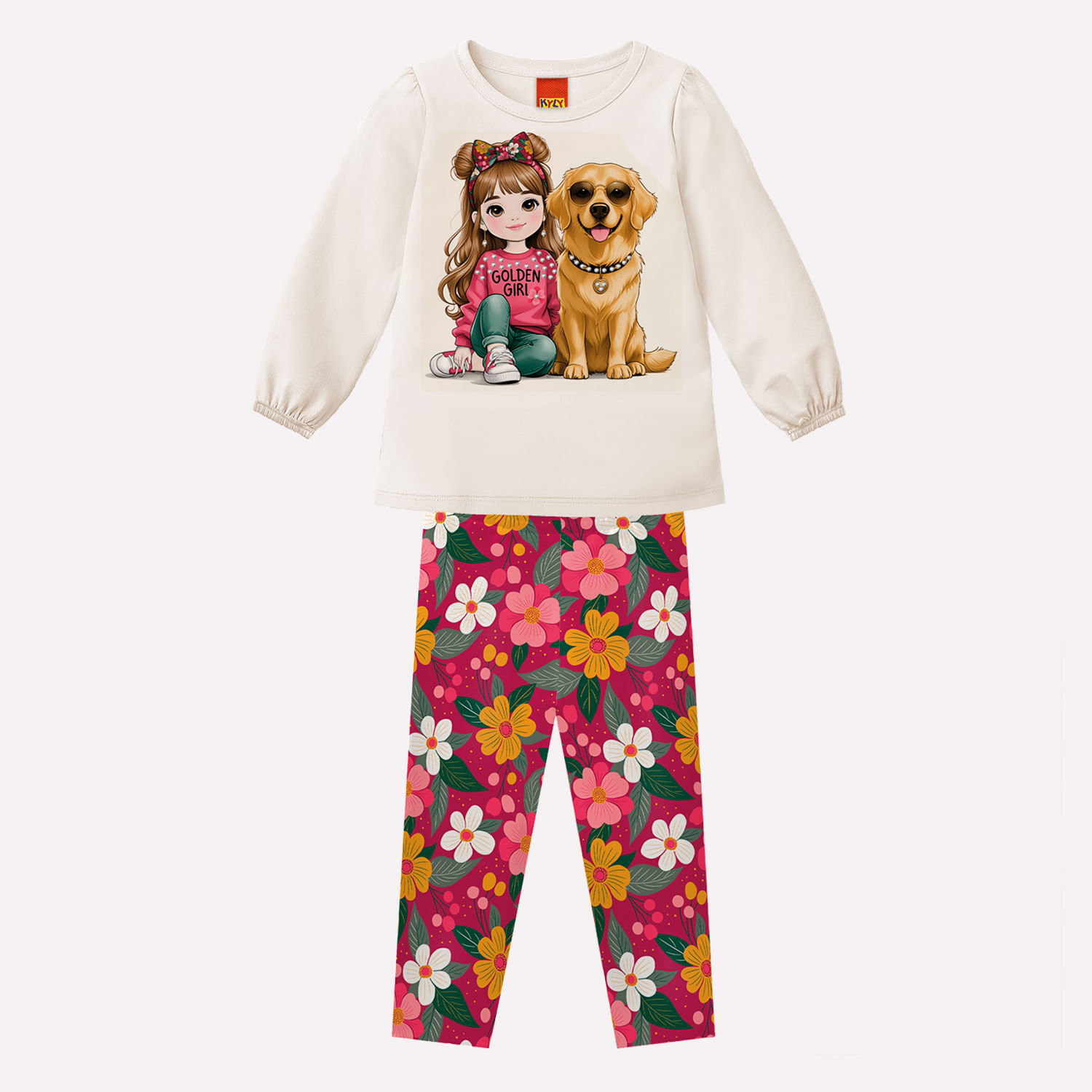 Conjunto Infantil Menina com Strass Kyly