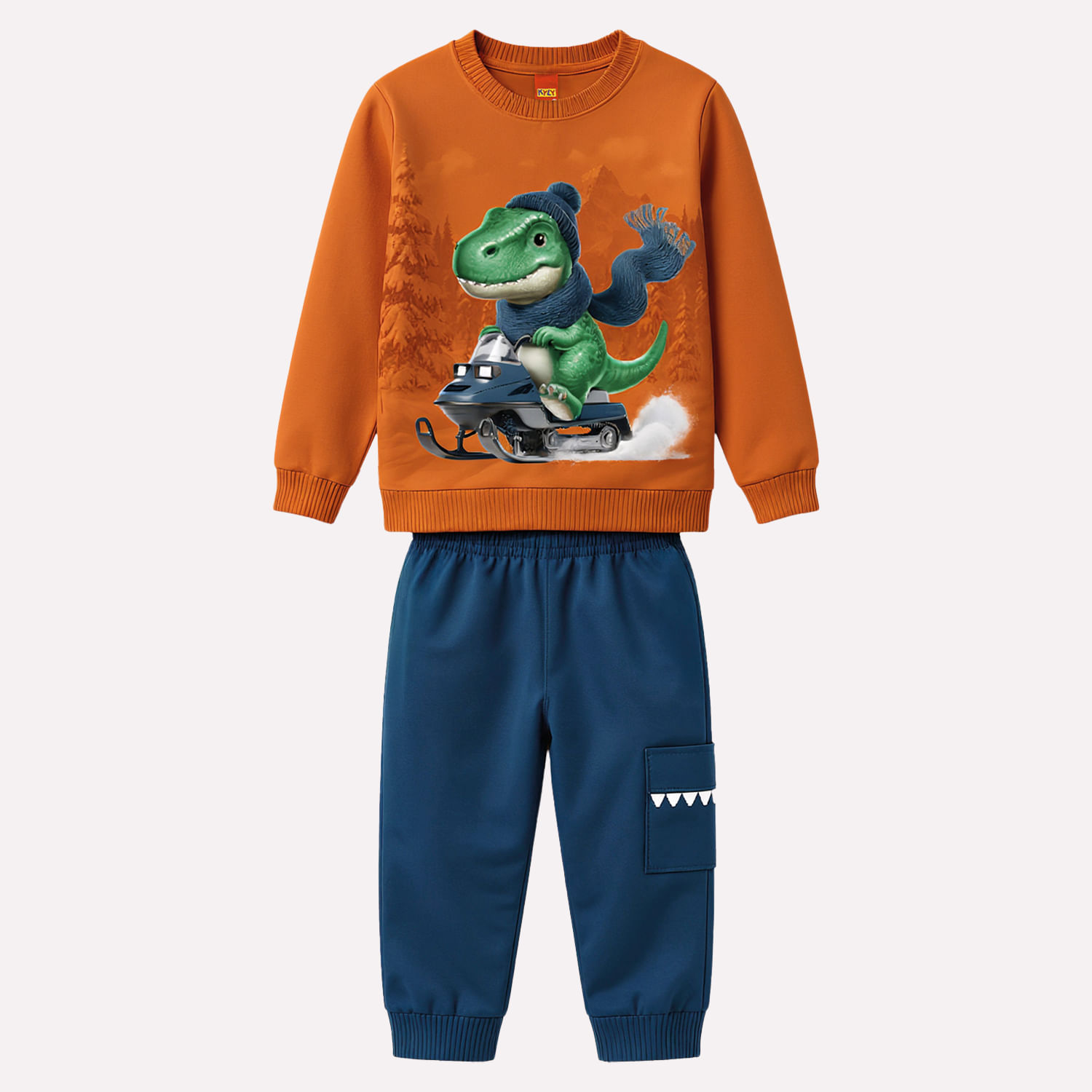 Conjunto Infantil Menino Dinossauro Kyly