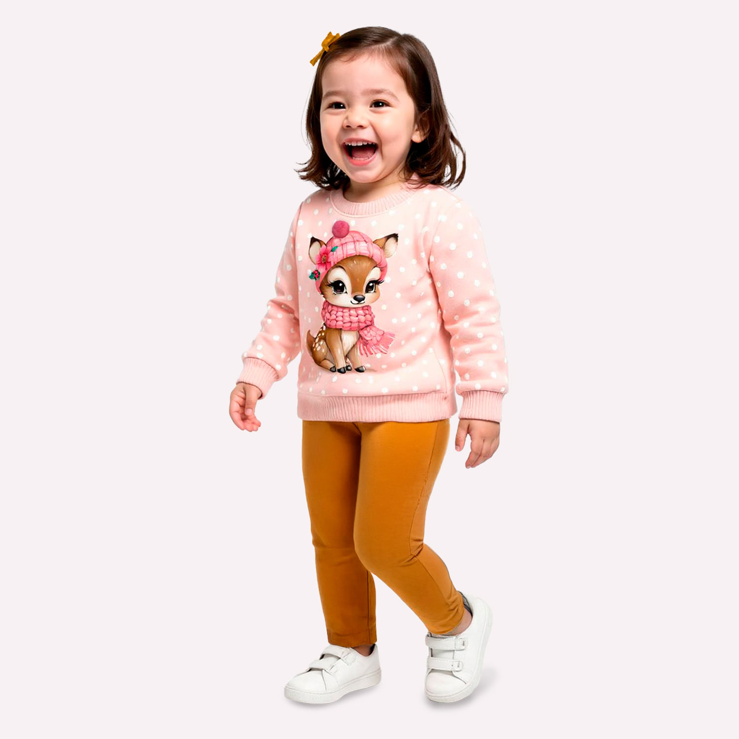 Conjunto Infantil Menina Bordado Kyly