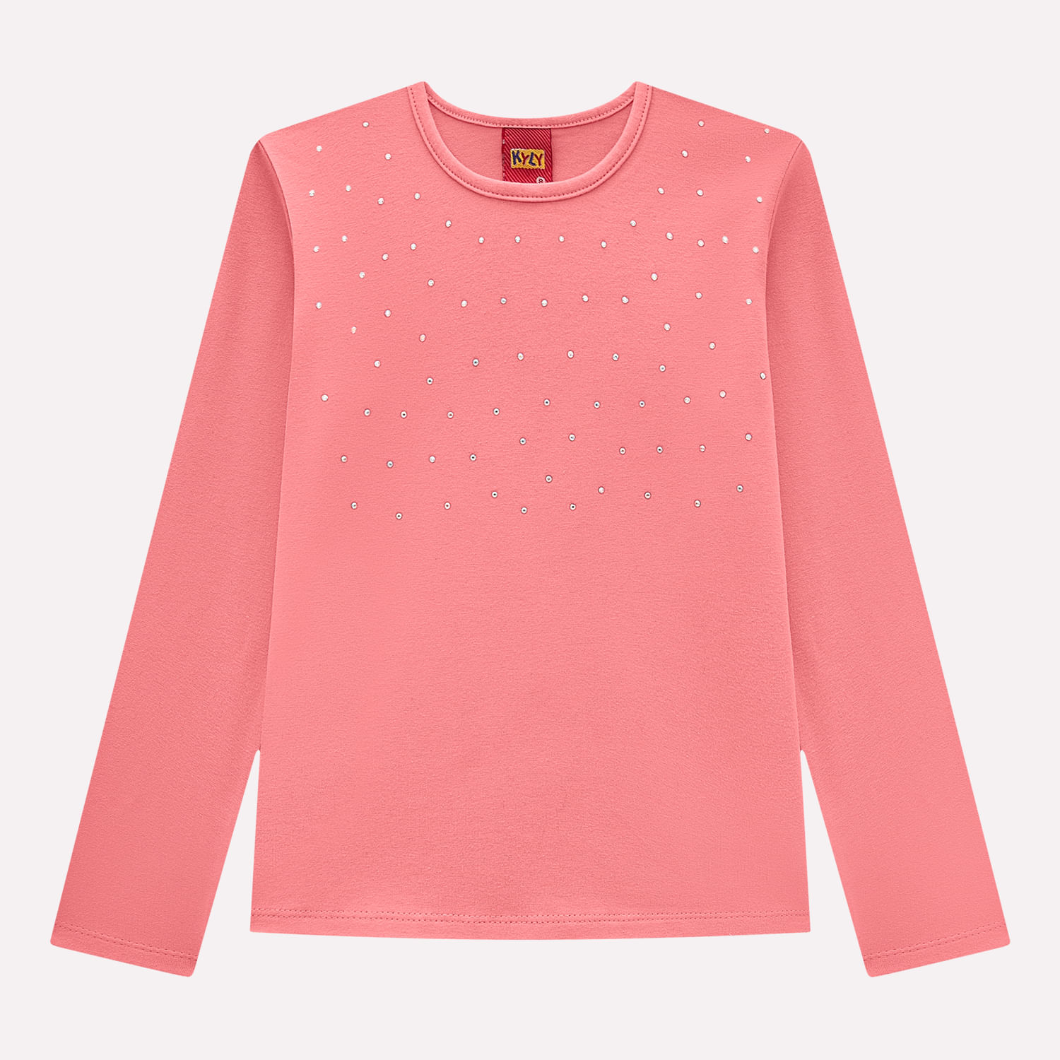 Blusa Infantil Menina Strass Kyly