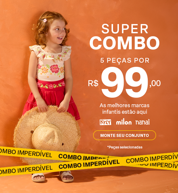 BANNER N1.a- Super Combo - 5 peças por R$99