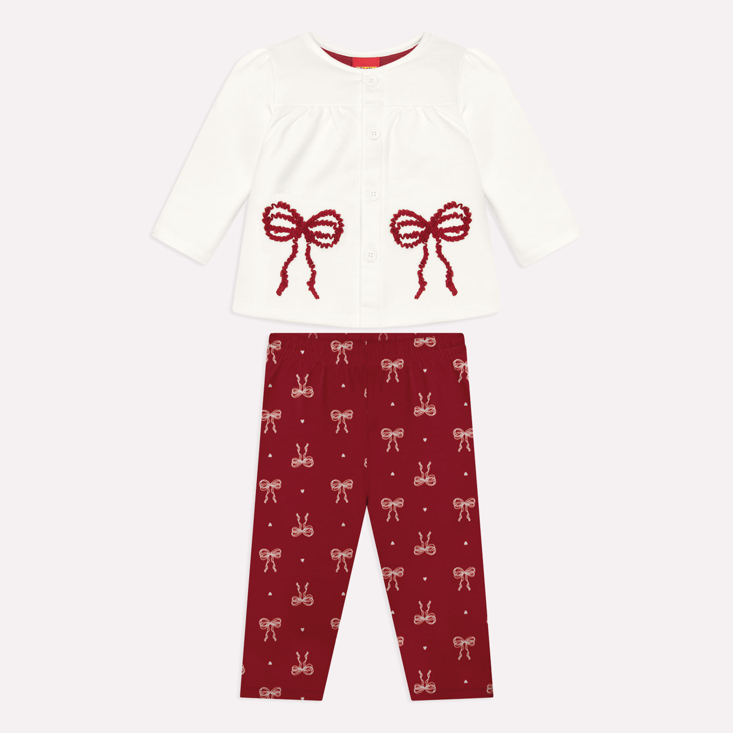 Conjunto Bebê Menina Laços Kyly