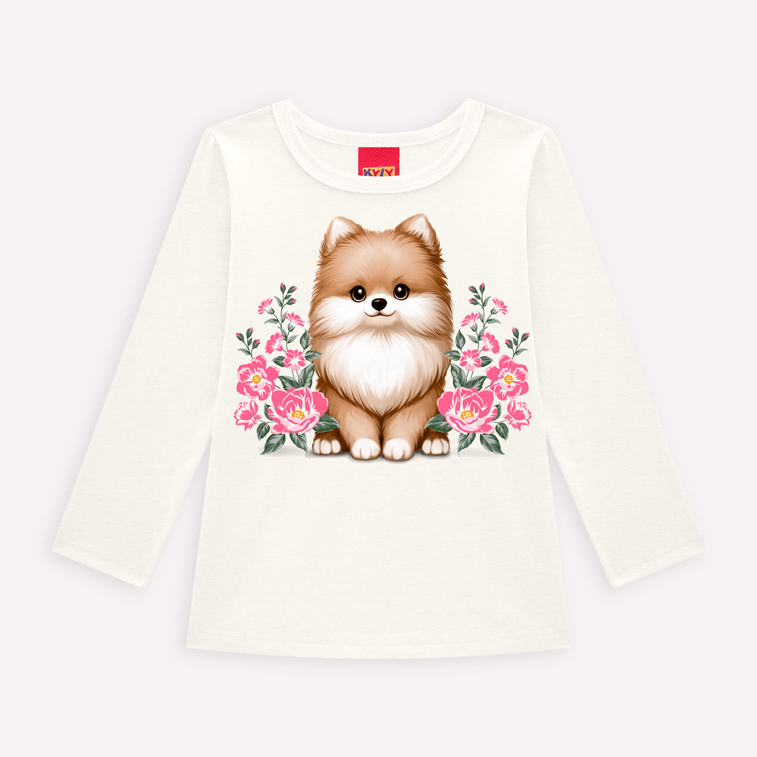 Blusa Infantil Menina Cachorrinho Kyly