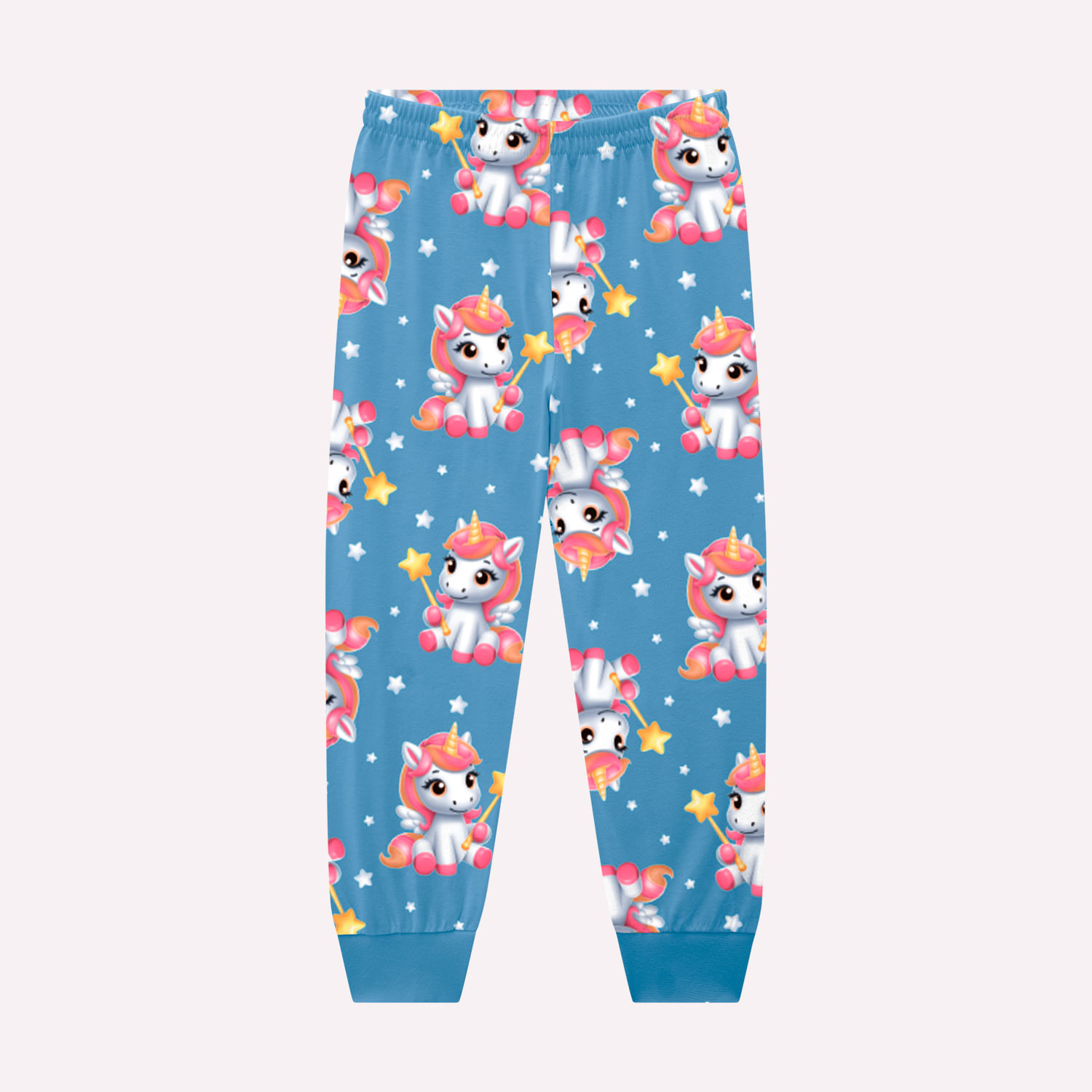 Calça de Pijama Infantil Menina Unicórnio Kyly