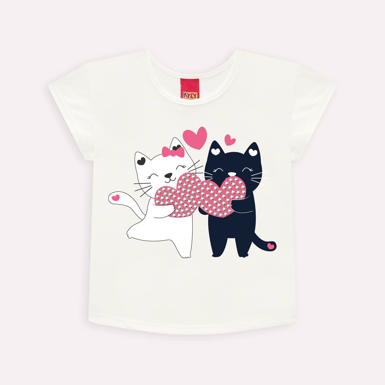 Blusa Infantil Menina Strass Kyly