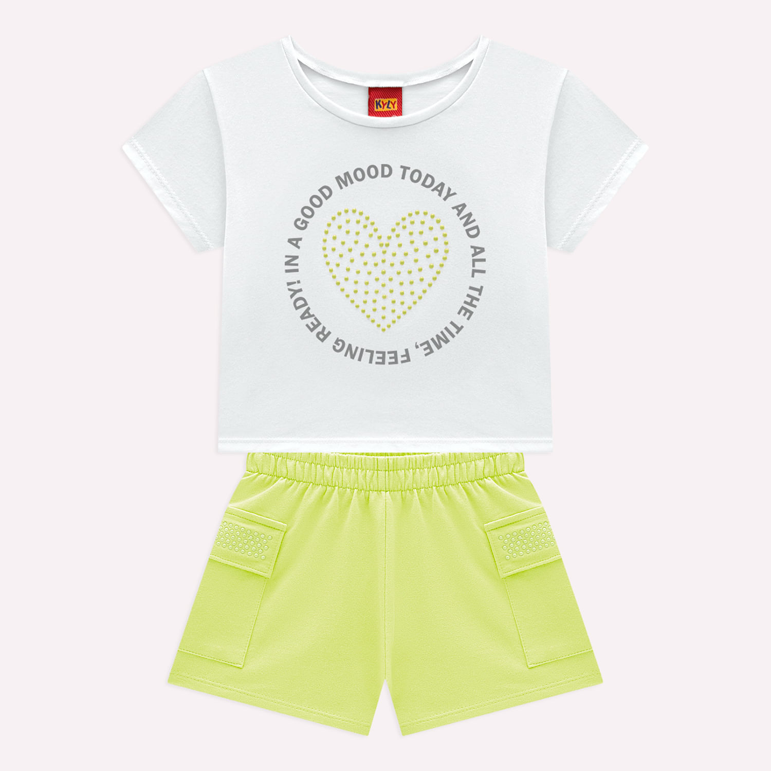 Conjunto Infantil Menina com Strass Kyly