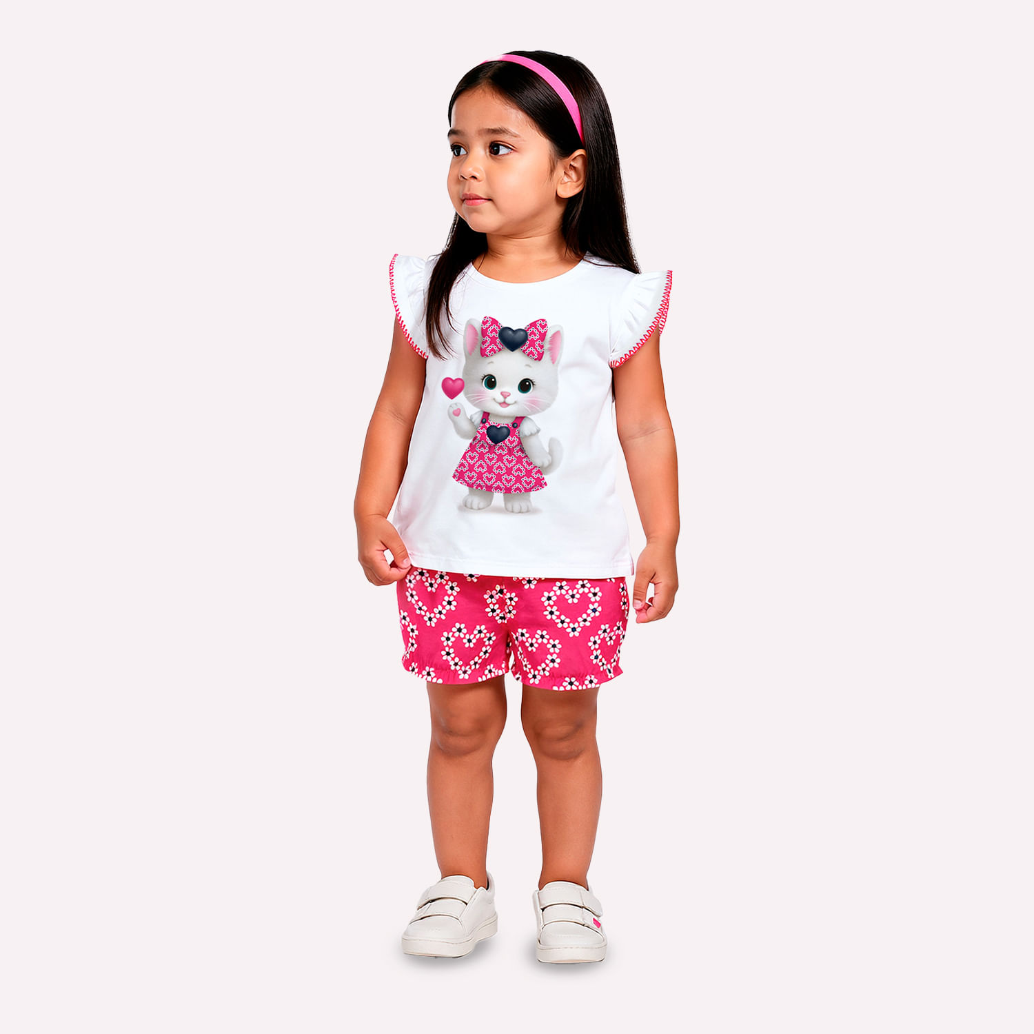 Conjunto Infantil Menina Gatinha Kyly