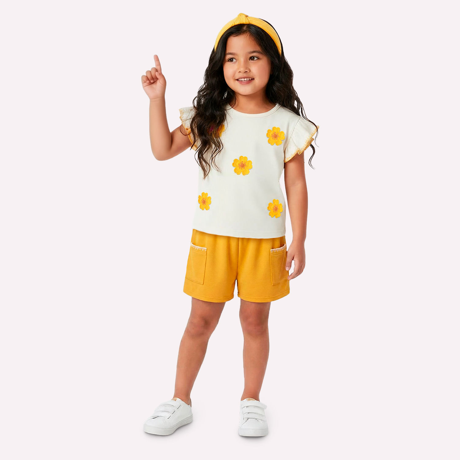Conjunto Infantil Menina Bordado Kyly