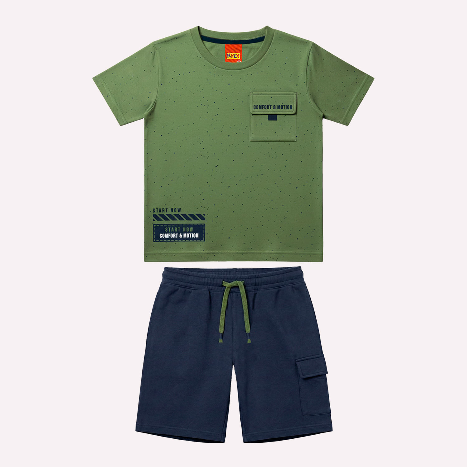 Conjunto Infantil Menino Lettering Kyly