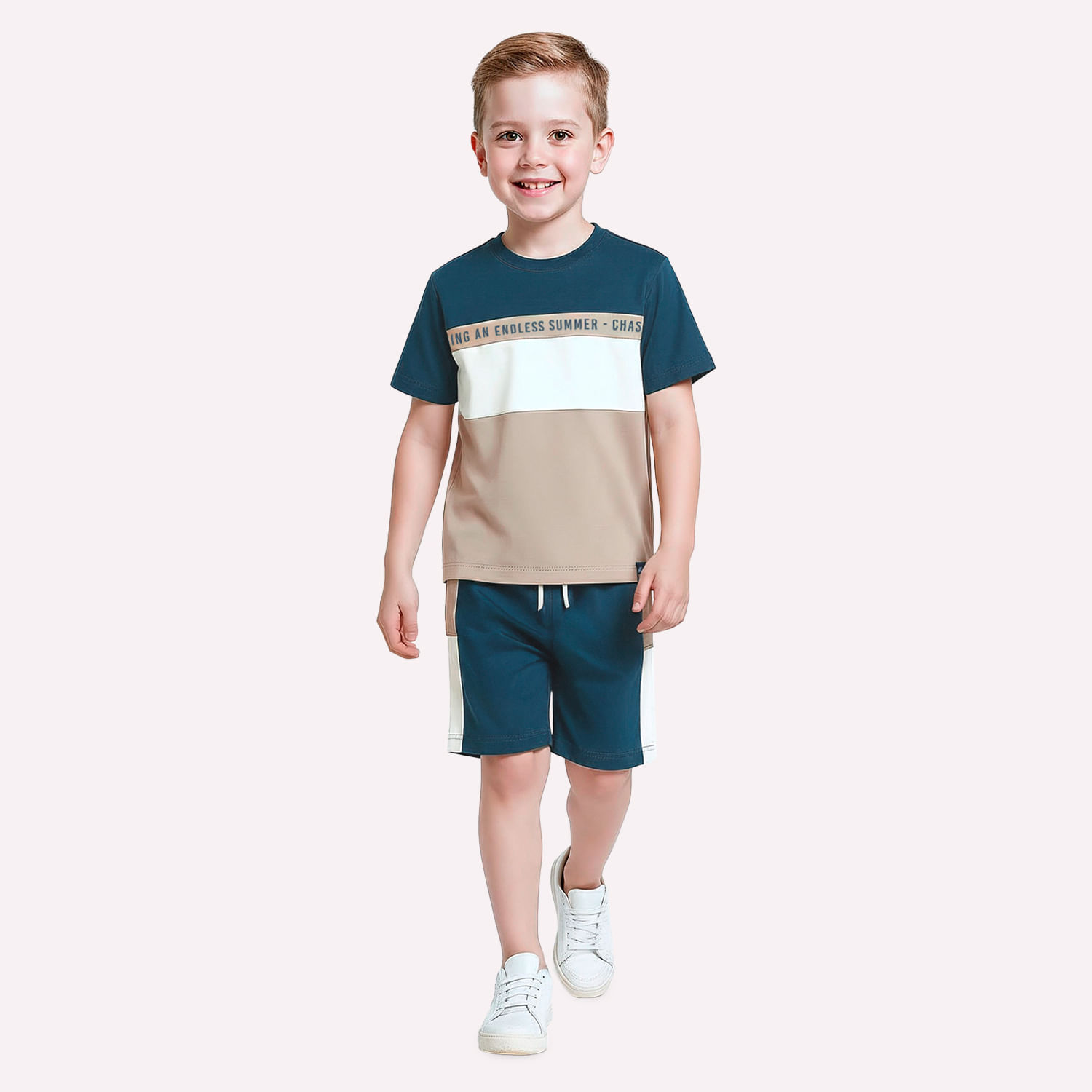 Conjunto Infantil Menino em Algodão Kyly