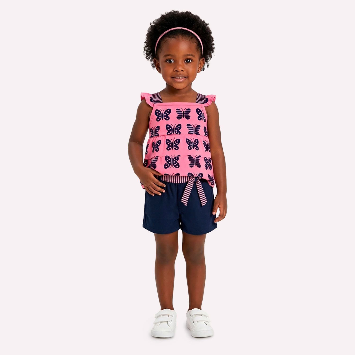 Conjunto Infantil Menina Borboletas Kyly