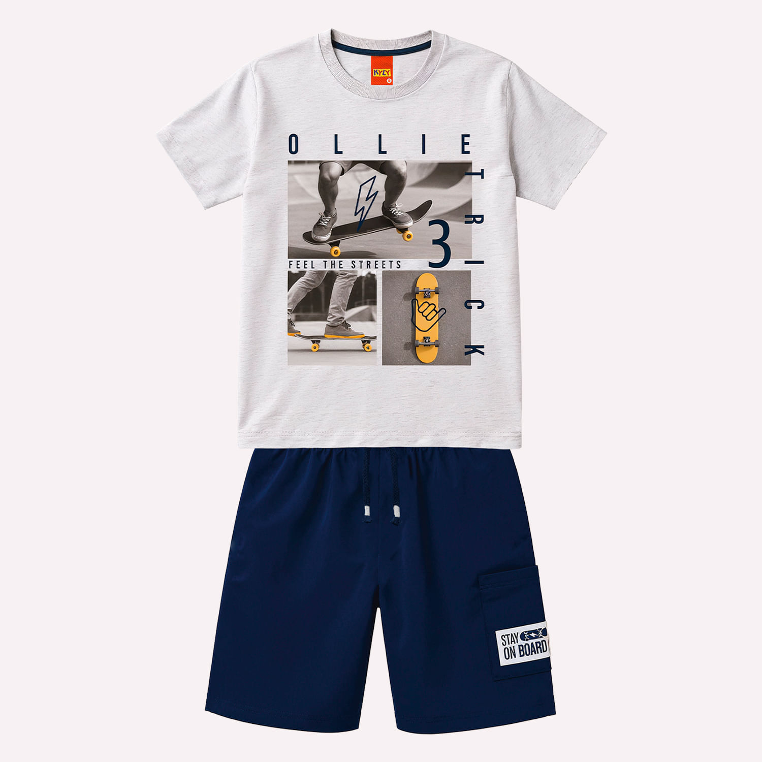 Conjunto Infantil Menino Skate Kyly