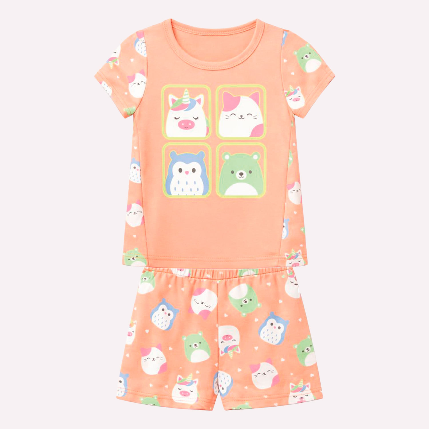 Pijama Infantil Menina Bichinhos Kyly