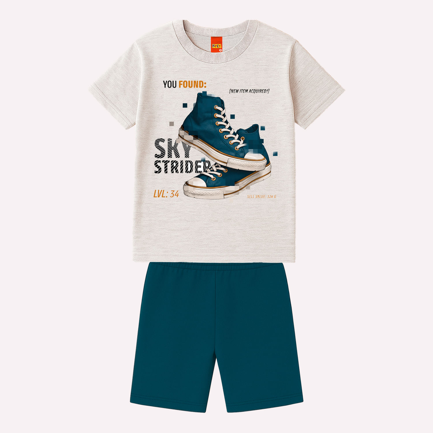 Conjunto Infantil Menino em Algodão Kyly