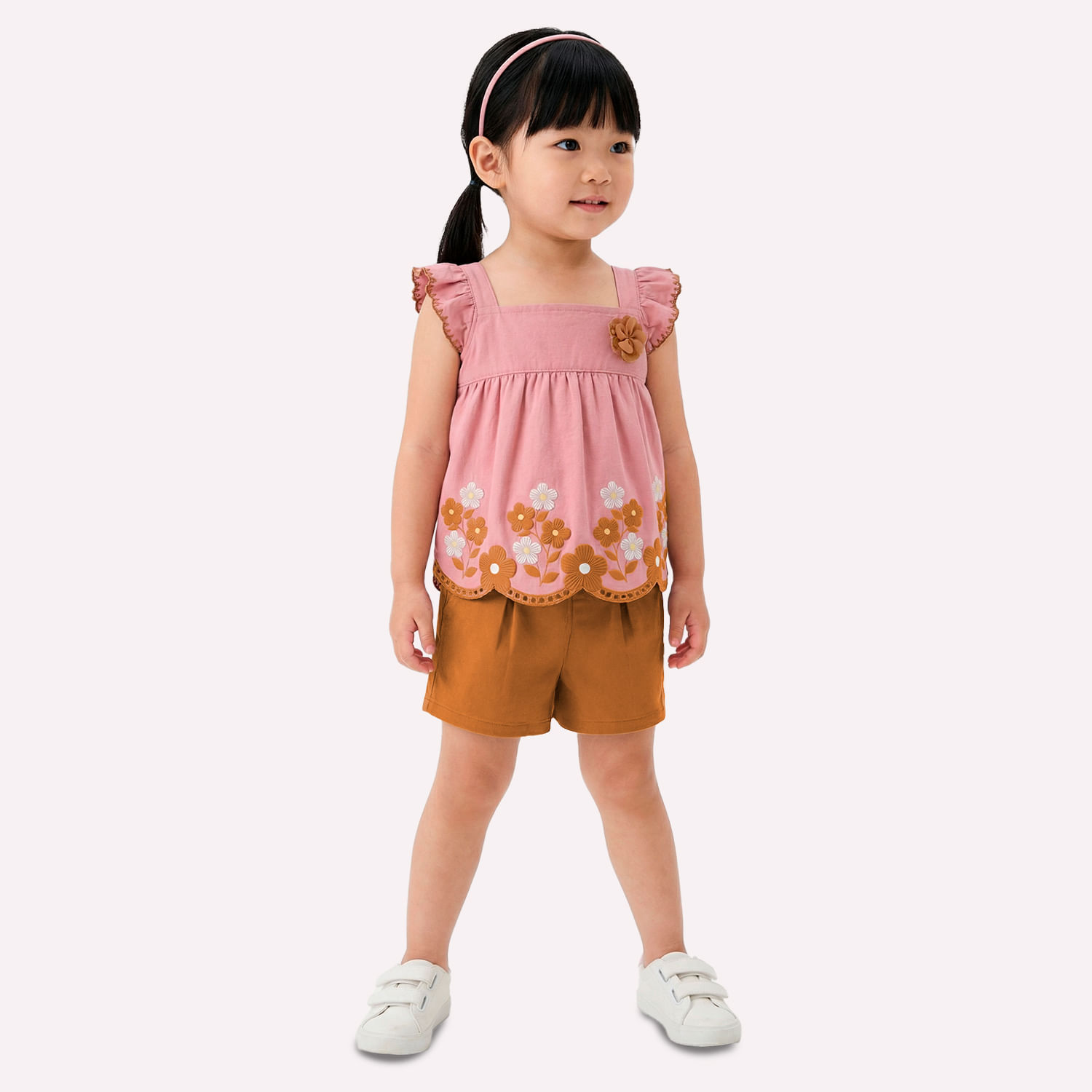 Conjunto Infantil Menina com Corte a Laser Kyly